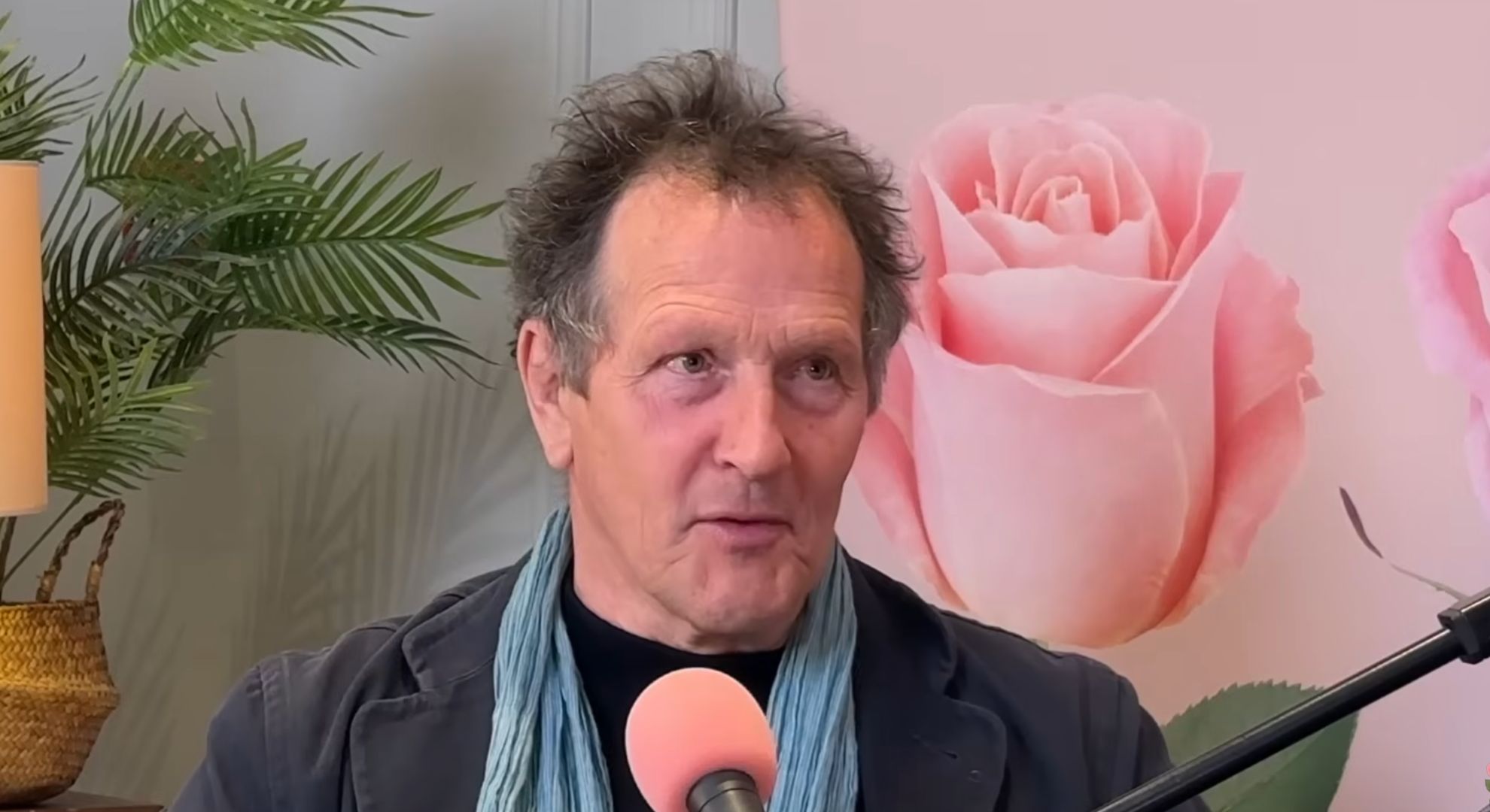 Monty Don on a podcast 