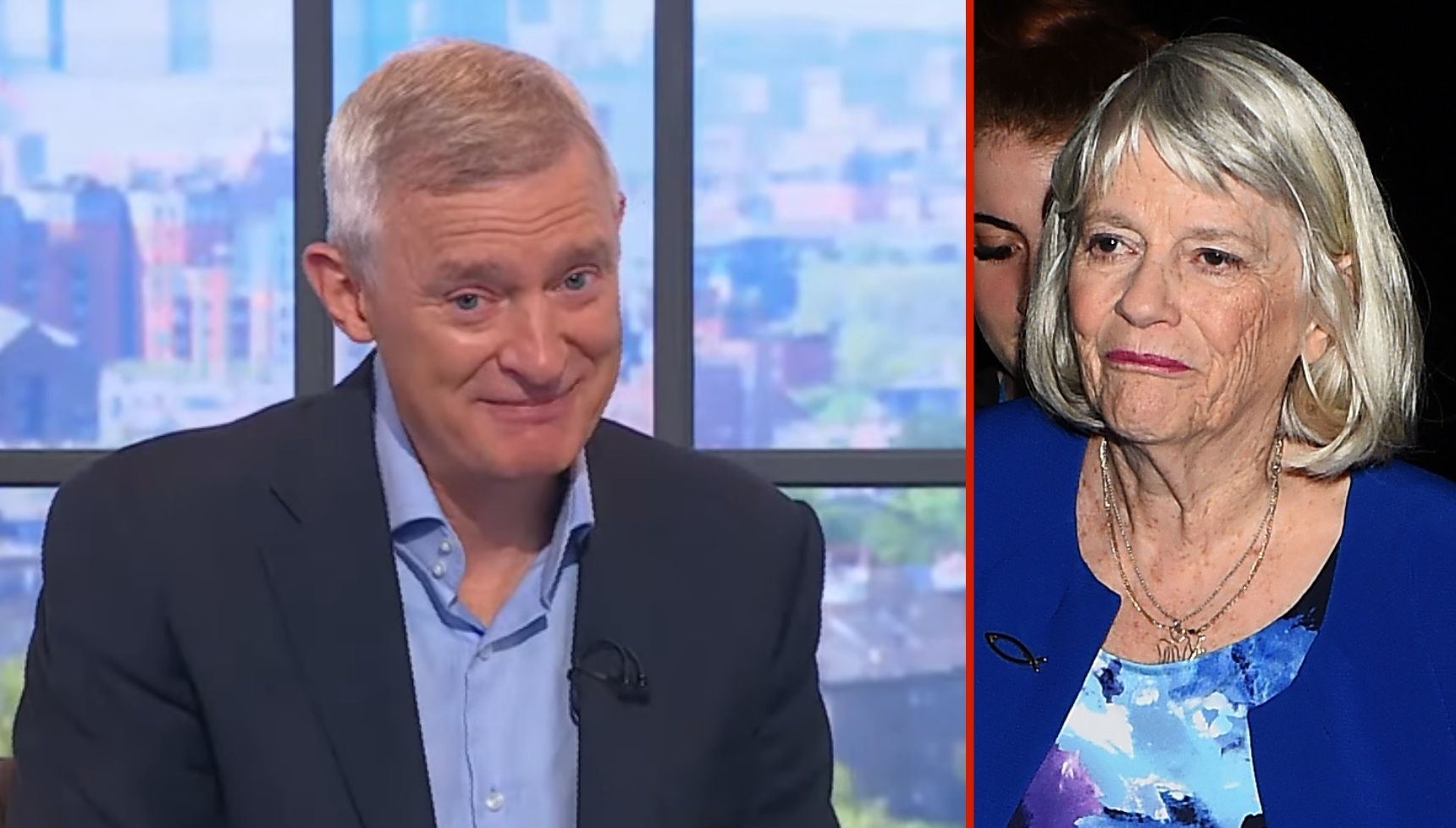 Jeremy Vine supported by viewers after tearing up on Channel 5 show over Ann Widdecombe's tragic death