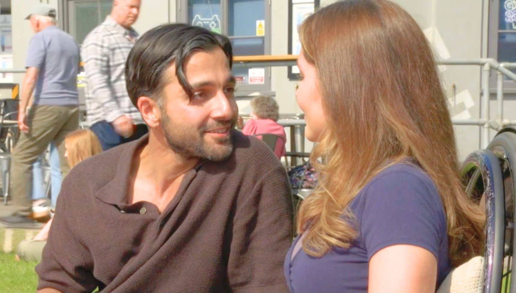 Penny and Vinny together in EastEnders
