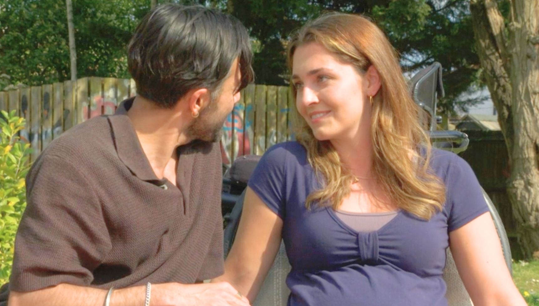 Penny and Vinny together in EastEnders