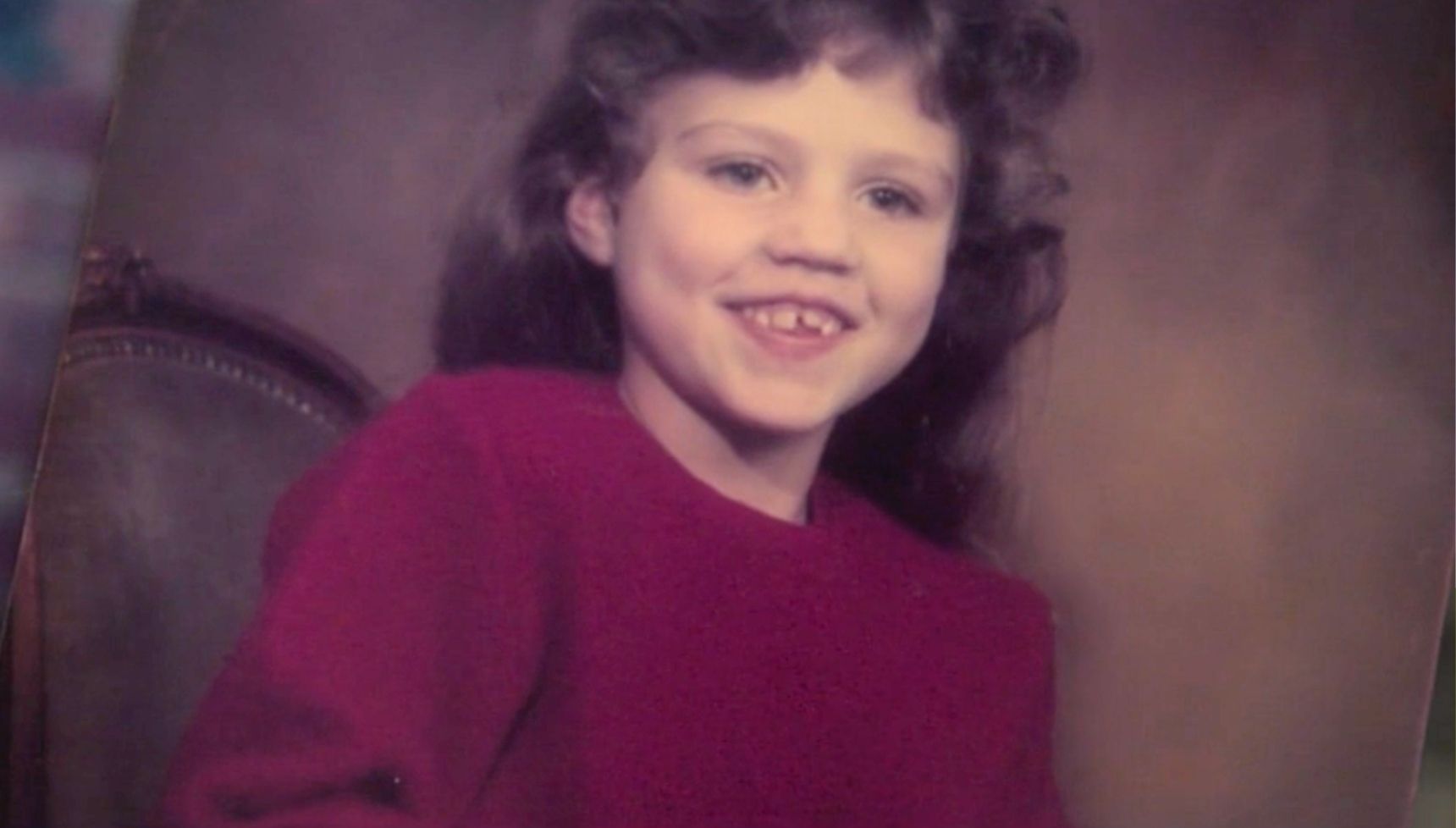 Katie Price as a little girl