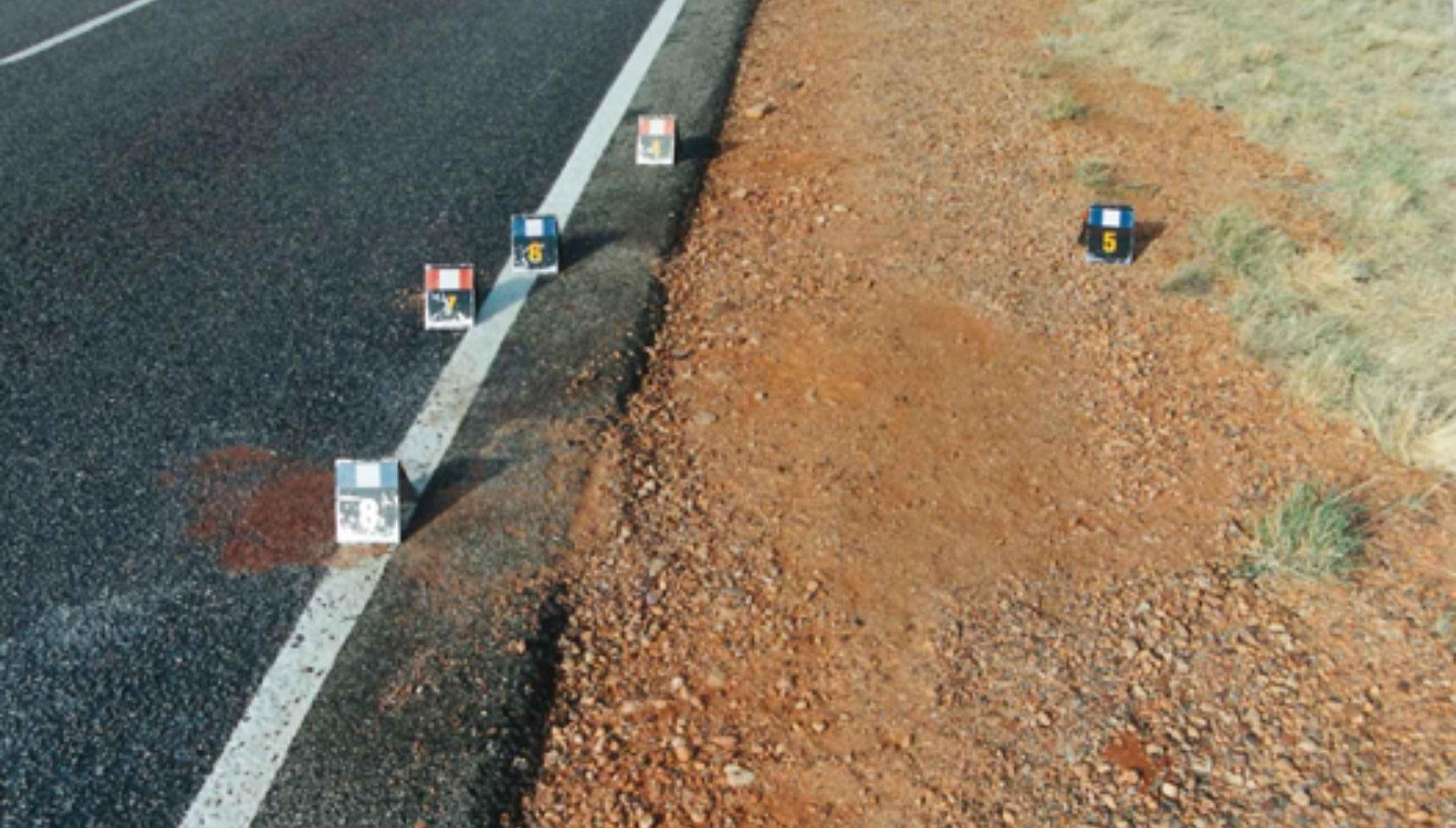 marks on ground in Barrow Creek