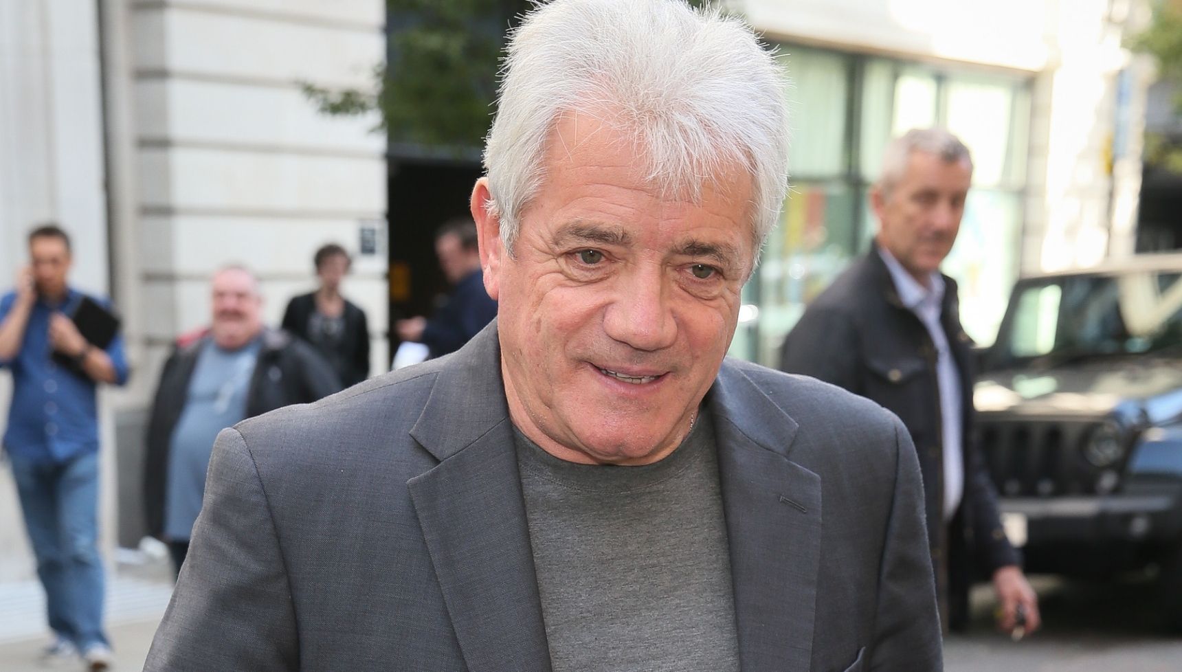 Kevin Keegan grey jacket and jumper