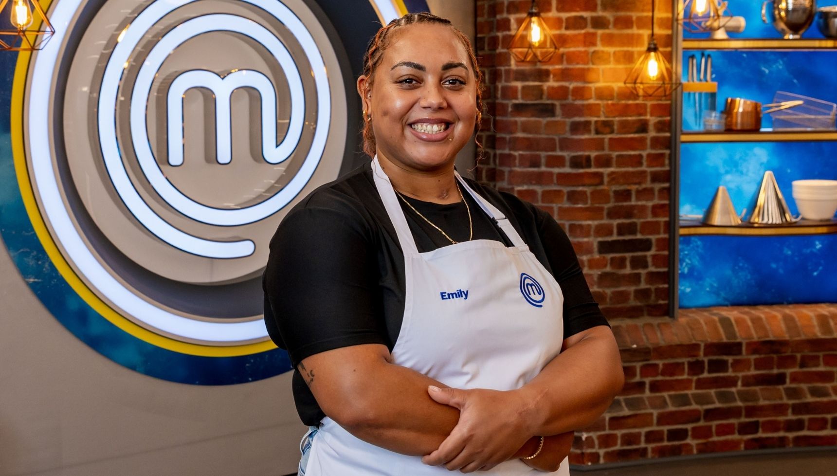 Emily Campbell masterchef apron
