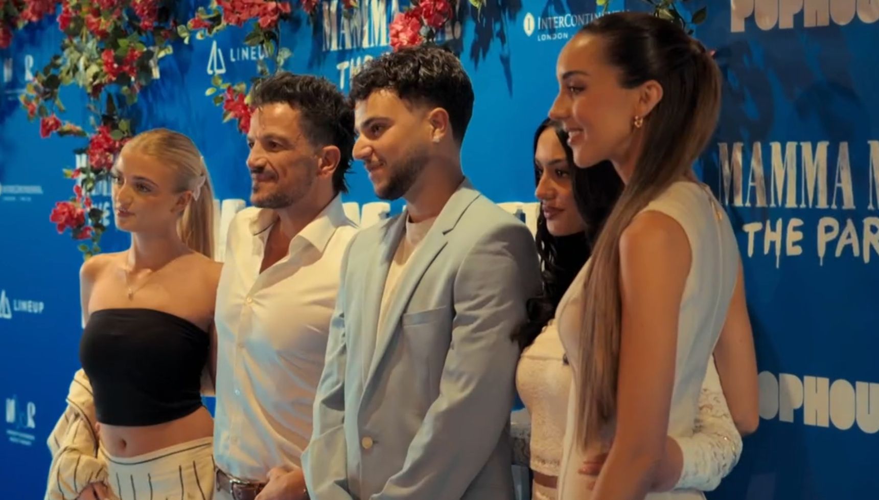 Peter Andre at Mamma Mia premiere