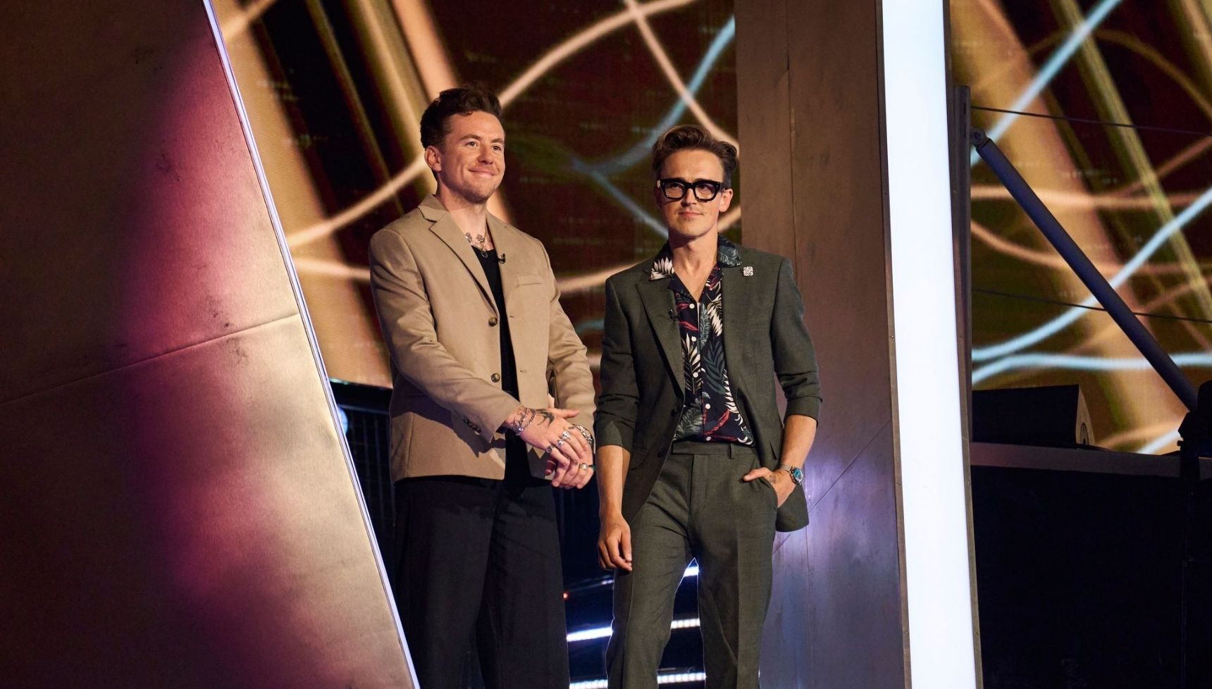 Danny Jones and Tom Fletcher on The Voice