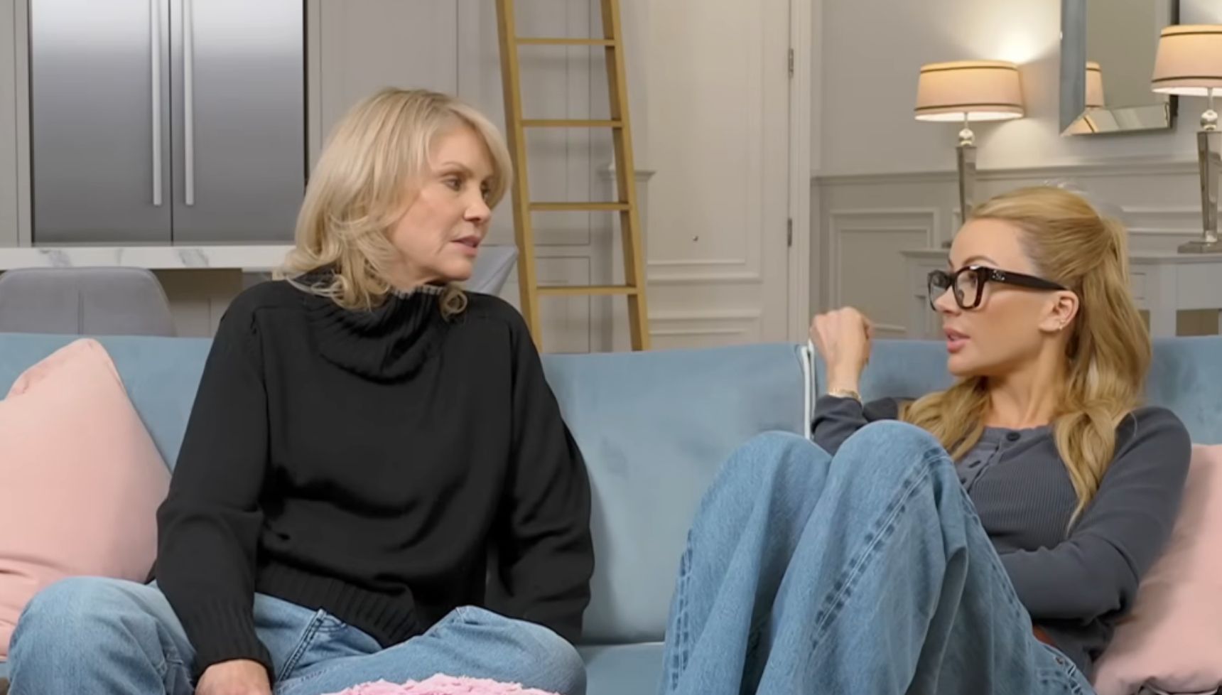Olivia Attwood and her mum on Celebrity Gogglebox