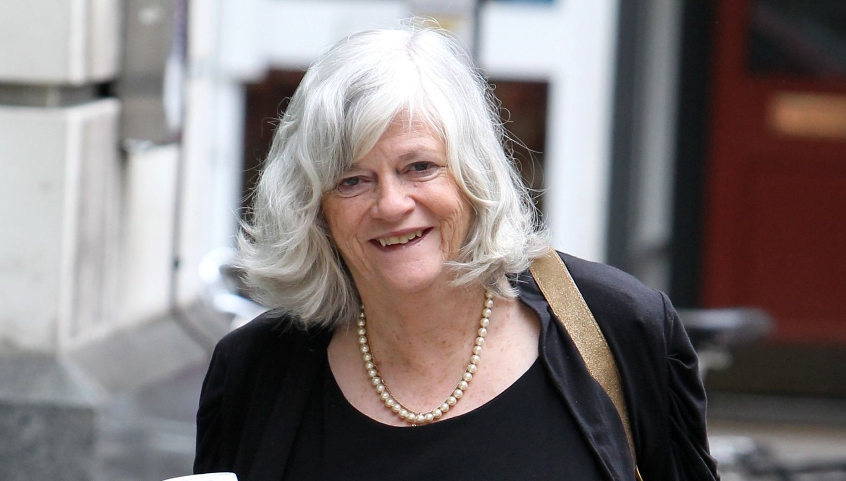 Ann Widdecombe smiling