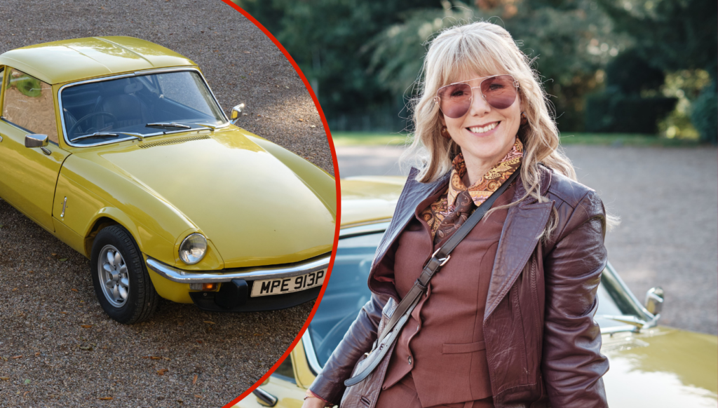 Lily Petal drives a classic British convertible in The Hairdresser Mysteries on BBC One, and it's to die for