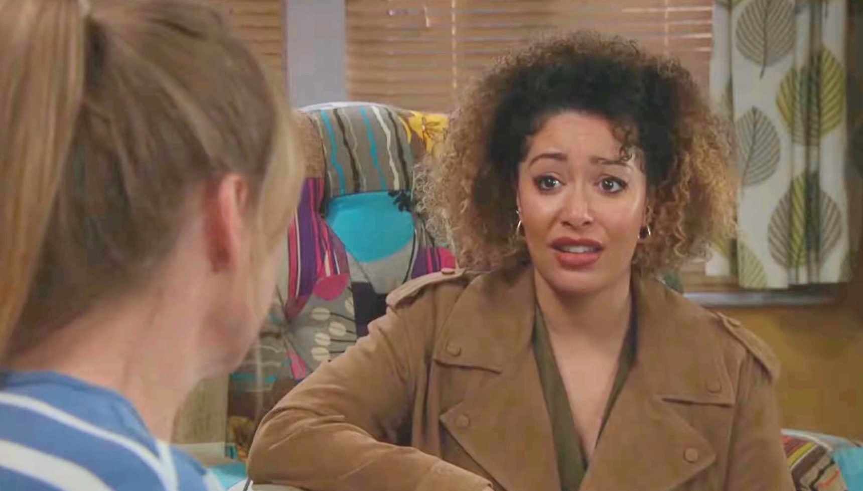 Emmerdale's Serena talking to Vanessa