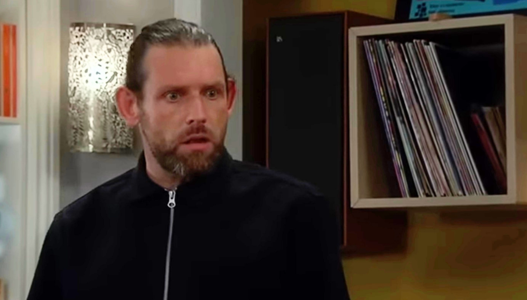 Kev angry in Emmerdale