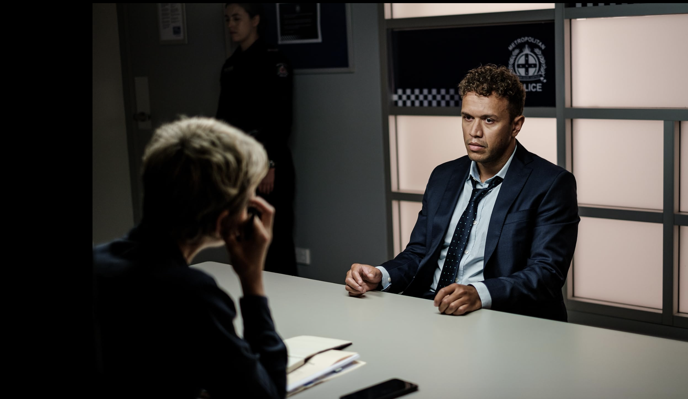 Nadine Garner and Alfie Gledhill in the 2021 thriller Lie with Me