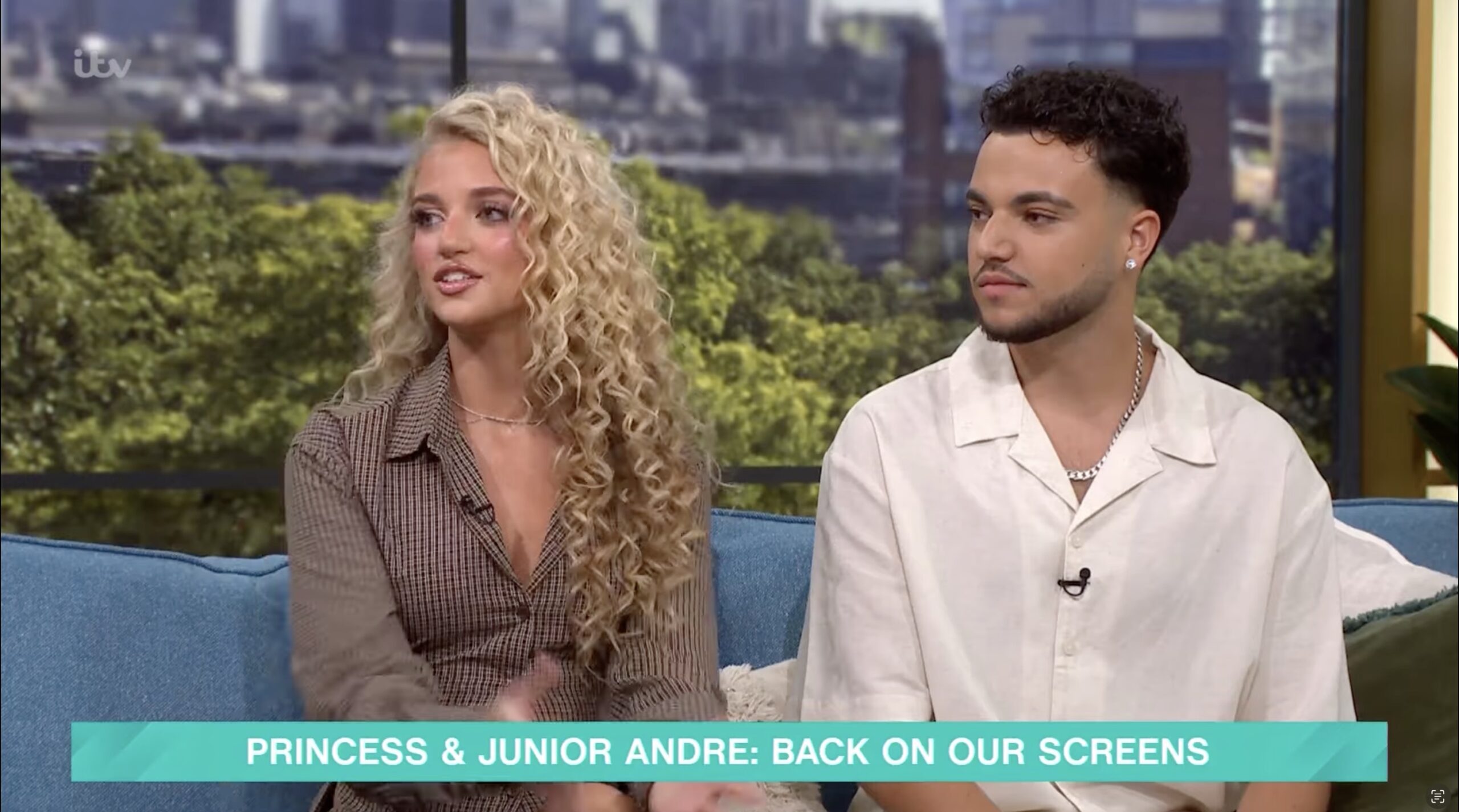 Princess and Junior Andre on This Morning