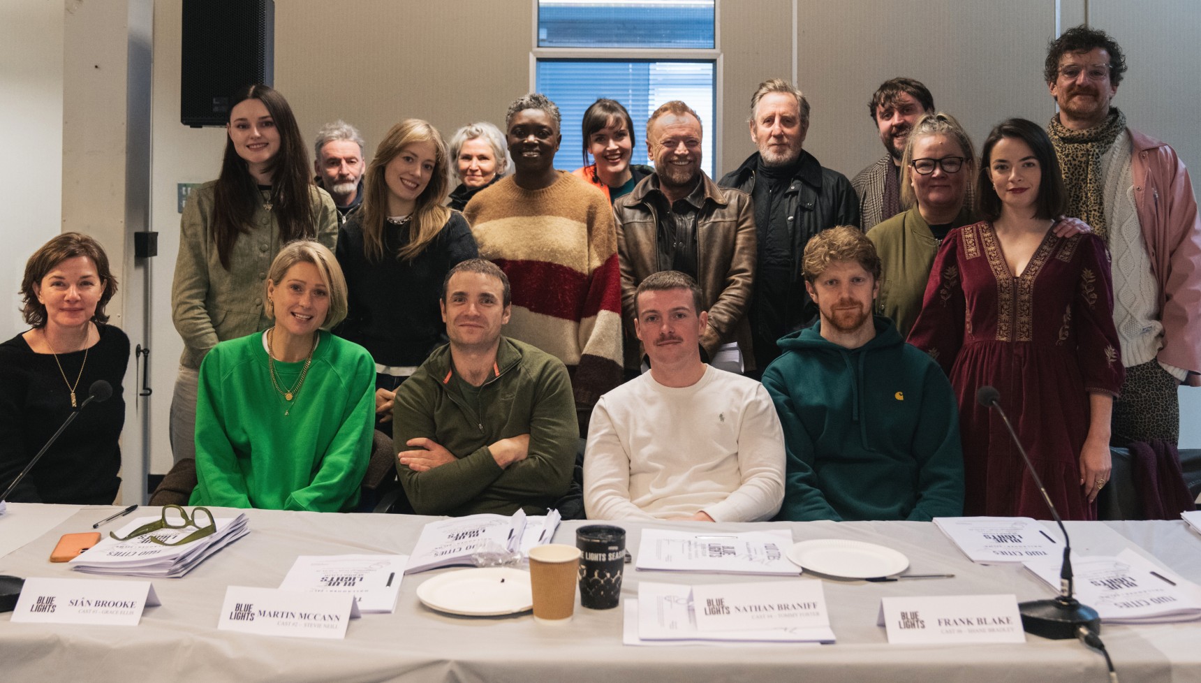 Blue Lights cast read through