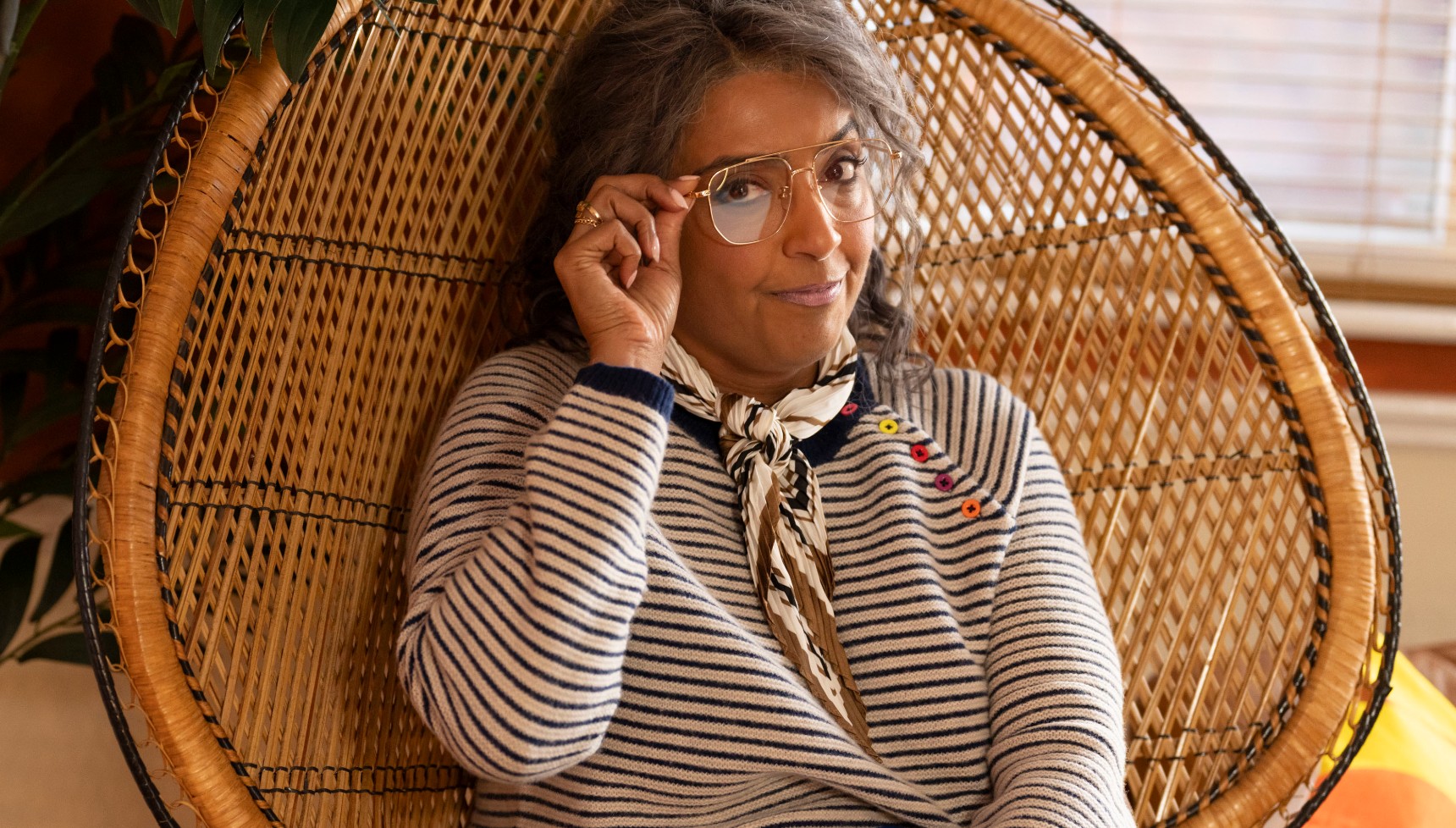 Sunetra Sarker as Wincey 'Newsflash' Evans in The Hairdresser Mysteries