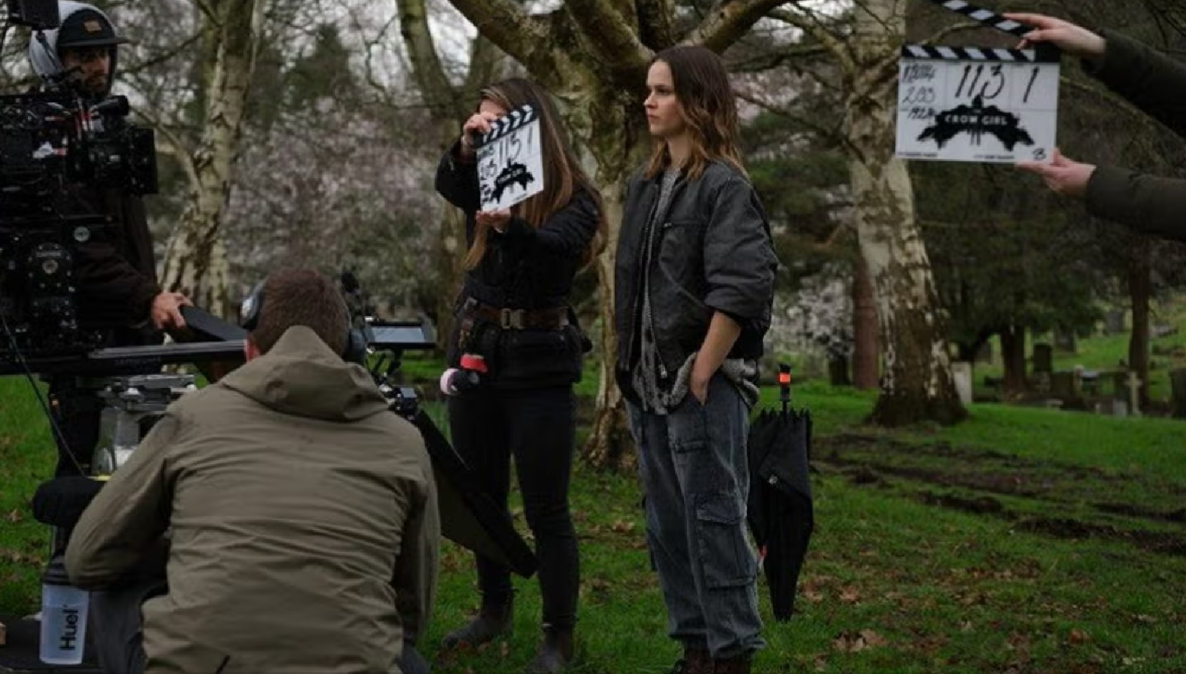 Clara Rugaard as Victoria in The Crow Girl