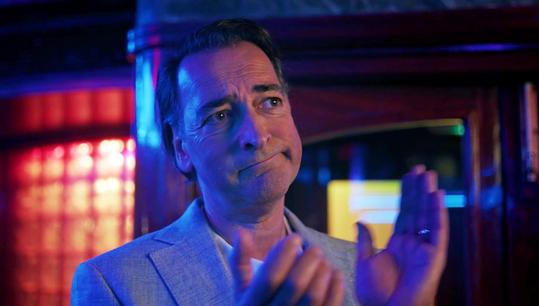 Alistair McGowan as Vince in Benidorm is Murder