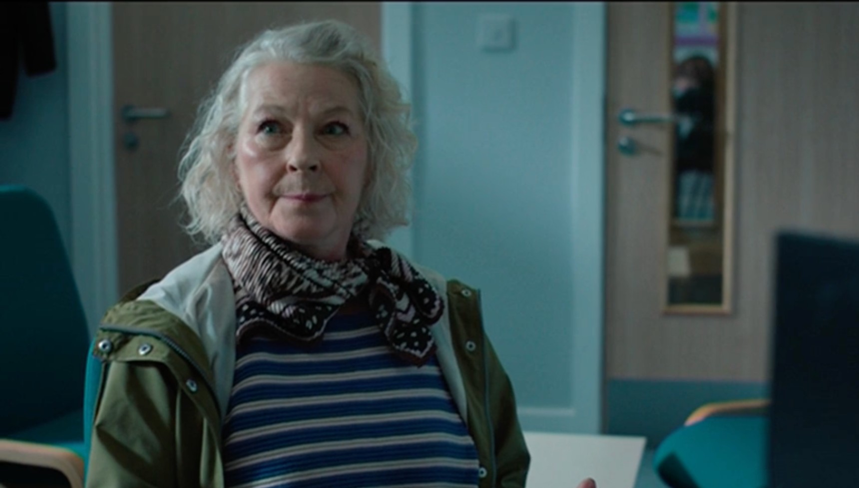 Stella Gonet plays Angela Kennedy in the cast of crime thriller The Dark (Credit: ITV)