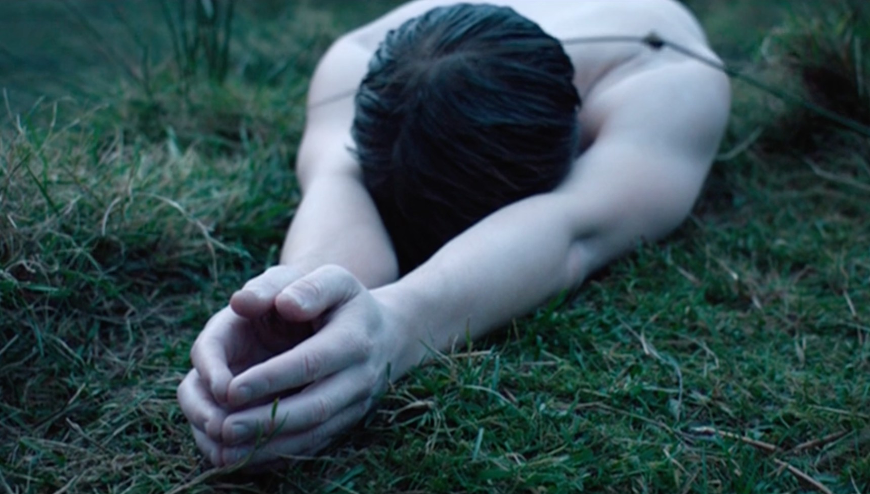 Dead body of Jason Morgan in The Dark episode 1 on ITV