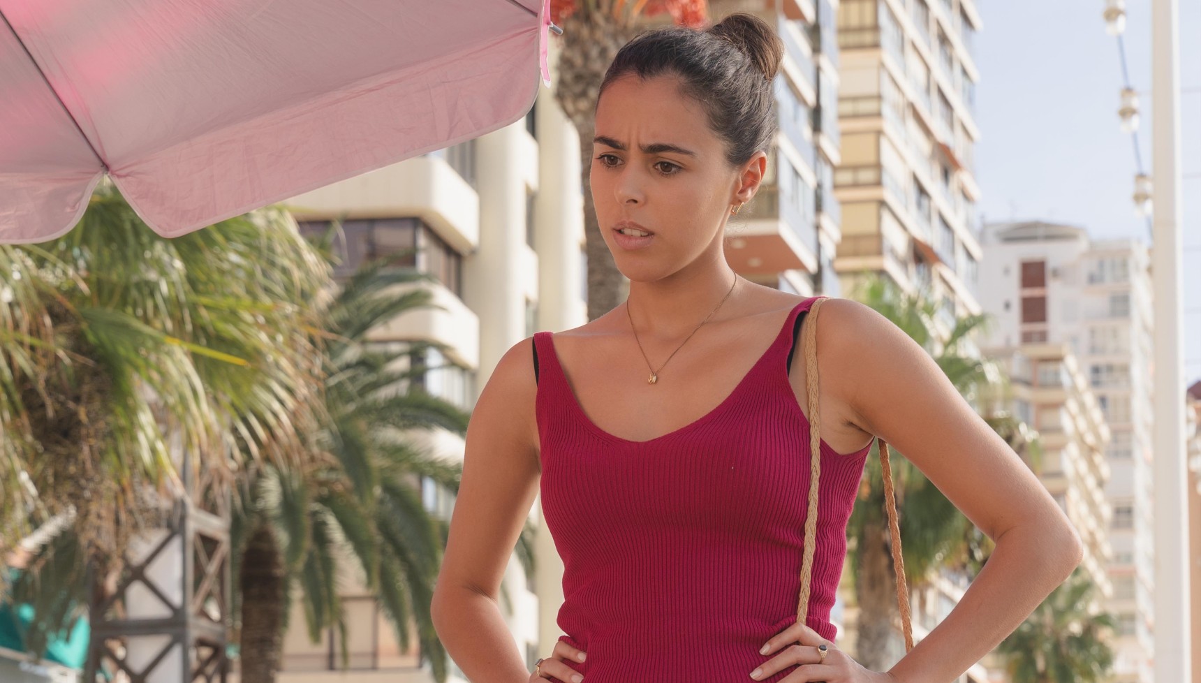 Carolina Bécquer as Rosa in Benidorm is Murder