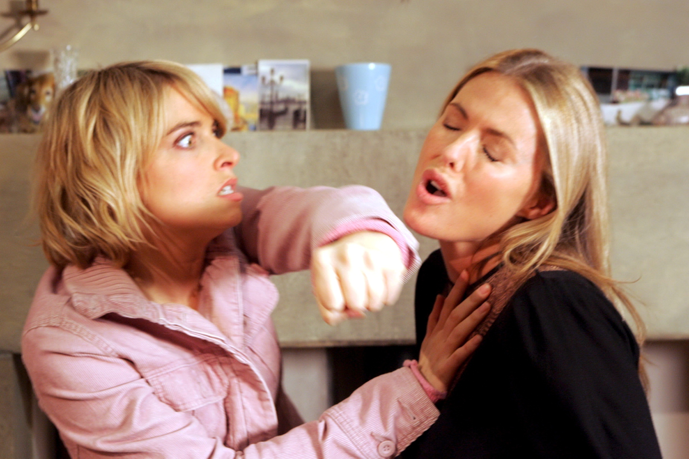 Charity and Sadie did not get along in Emmerdale! (Credit: ITV/Shutterstock)