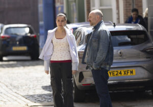 Tim and Lucy in Coronation Street