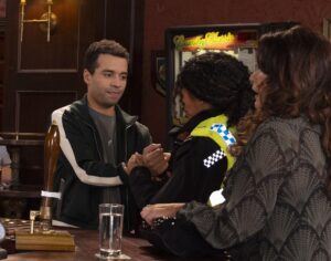 Ollie gets arrested in Coronation Street