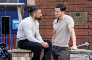 Ravi talks to Zack in EastEnders