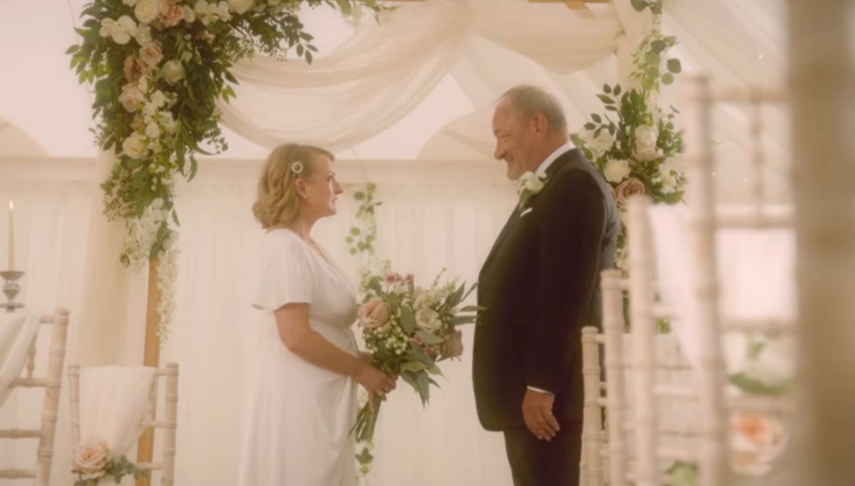 Jimmy and Nicola's dream sequence in Emmerdale