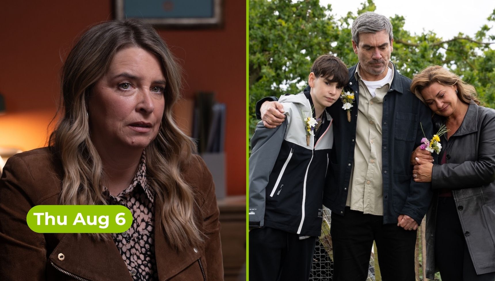 Emmerdale spoilers for Thursday August 6: Charity goes to a support group and Monty's funeral unites the Dingles