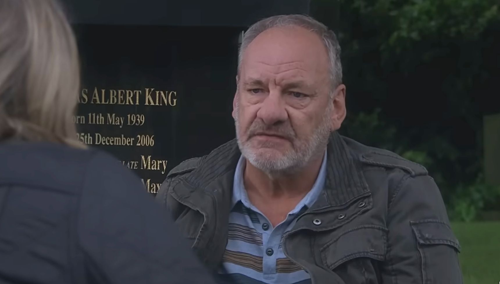 Jimmy King emotional in Emmerdale