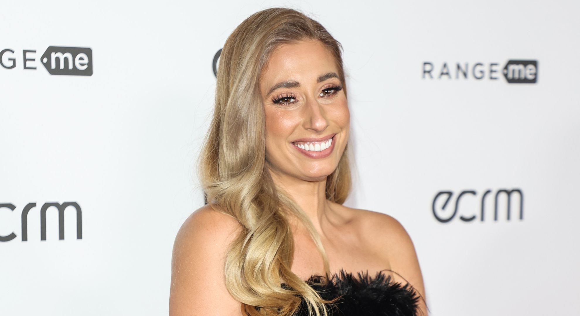 Stacey Solomon smiling