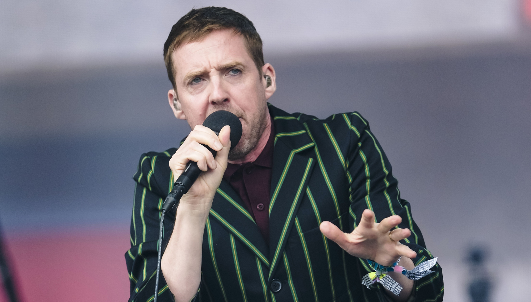 Ricky Wilson striped blazer