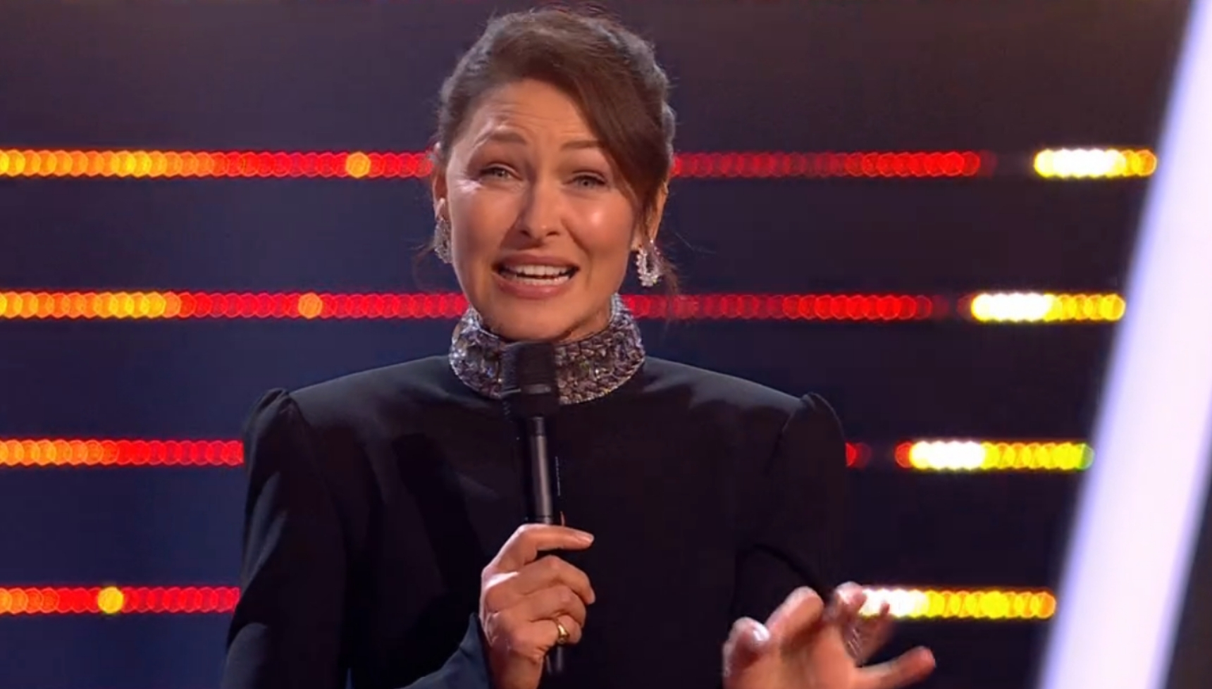 Emma Willis hosting The Voice UK