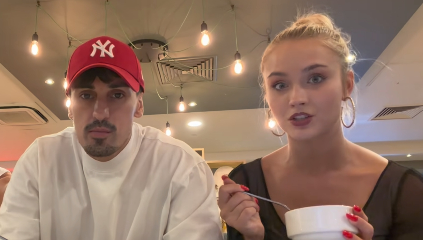 New Strictly pros Cristian Priori and Aleksandra Isaeva in YouTube vlog