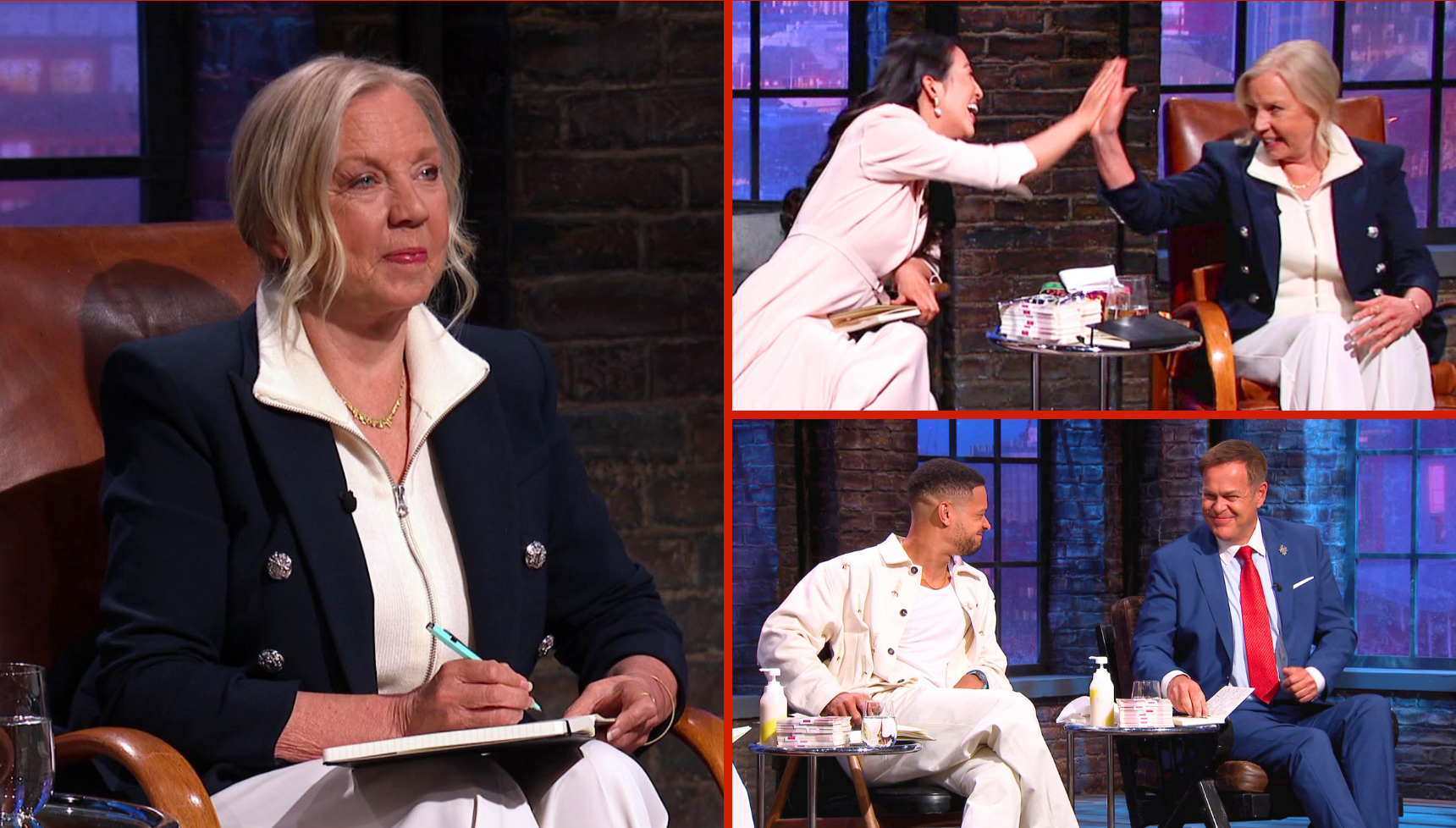 Dragons' Den series 23 returns with episode 8 and pitches include Selkie powder-to-liquid shampoo, retro sweets, and spice kits