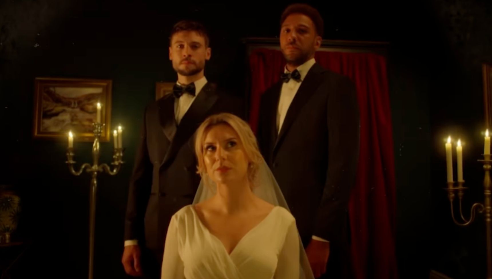 Dawn staring at Billy during the Emmerdale trailer 