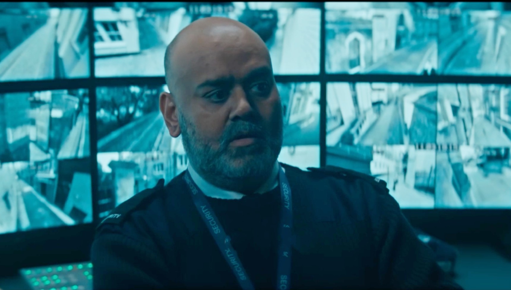 Tony Jayawardena, as security guard Colin in Ludwig