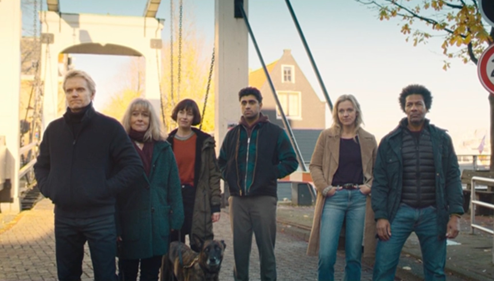The cast of Van Der Valk at the end of series 4