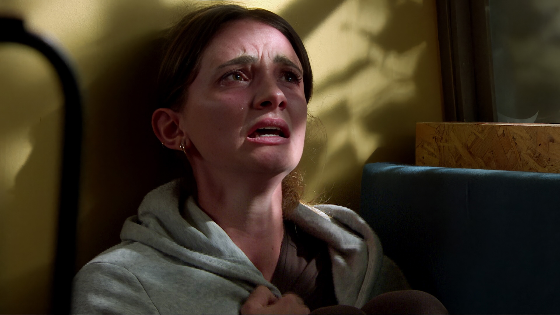 Gabby has a panic attack in Emmerdale spoilers (Credit: ITV)