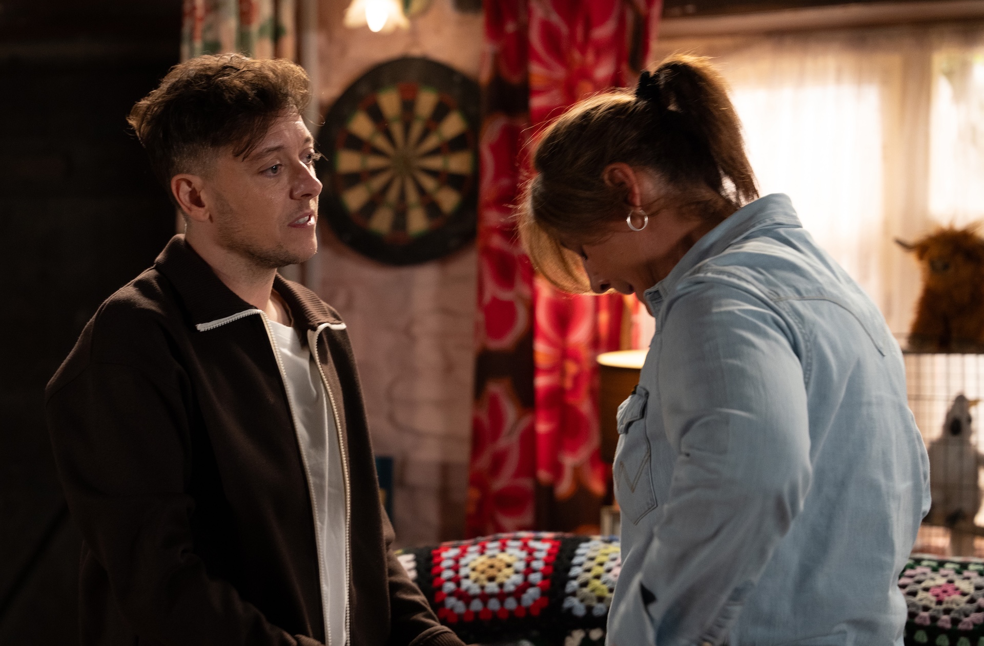 Matty wants his mum to stop punishing Samson (Credit: ITV)