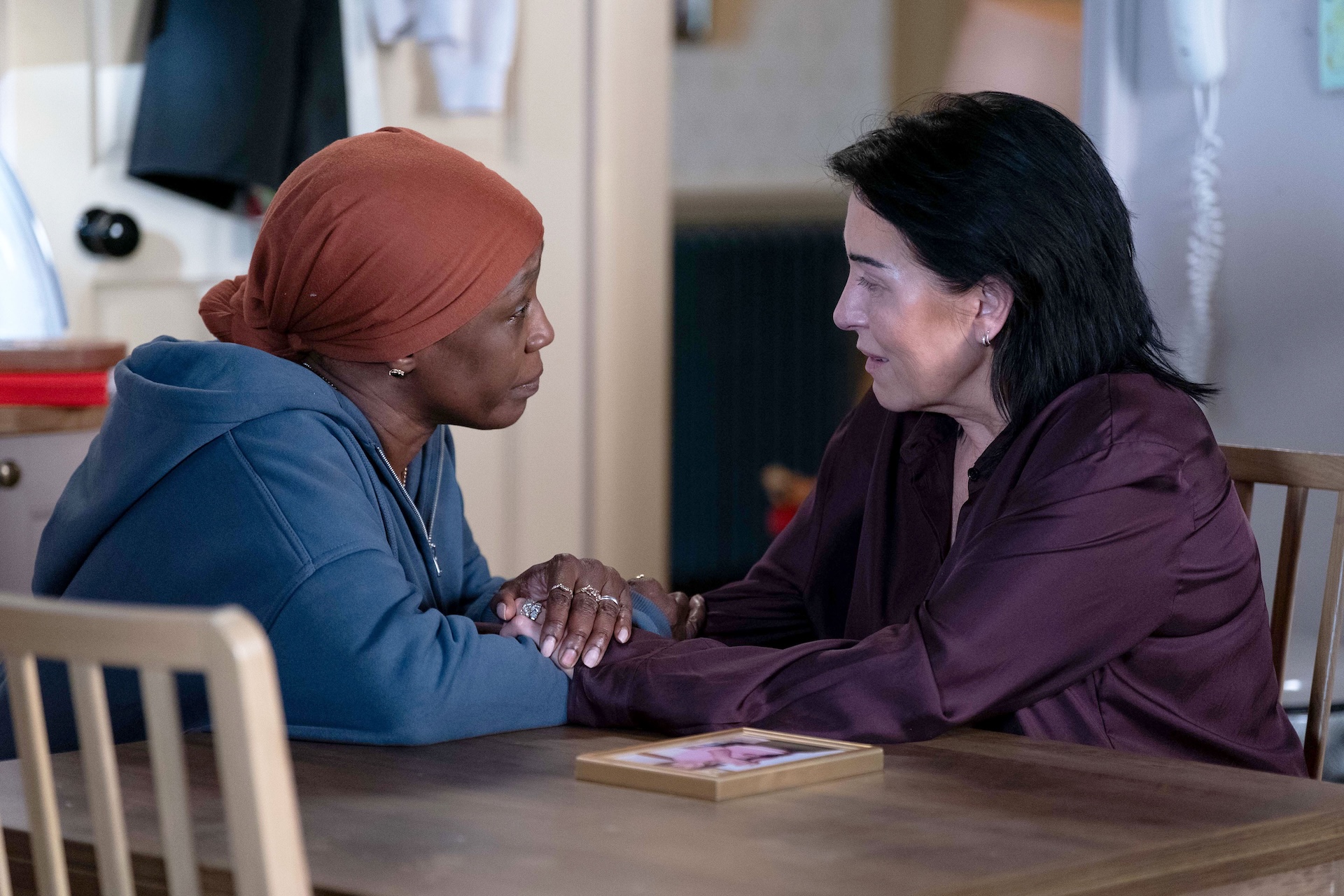 Denise tries to help Kat in EastEnders spoilers (Credit: BBC)