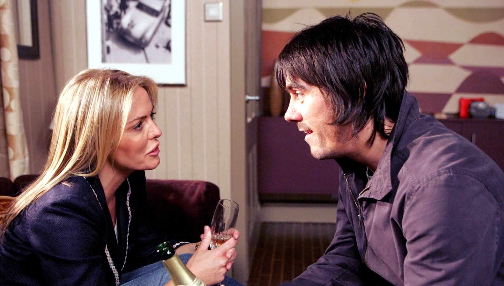 Sadie and Cain in Emmerdale throwback