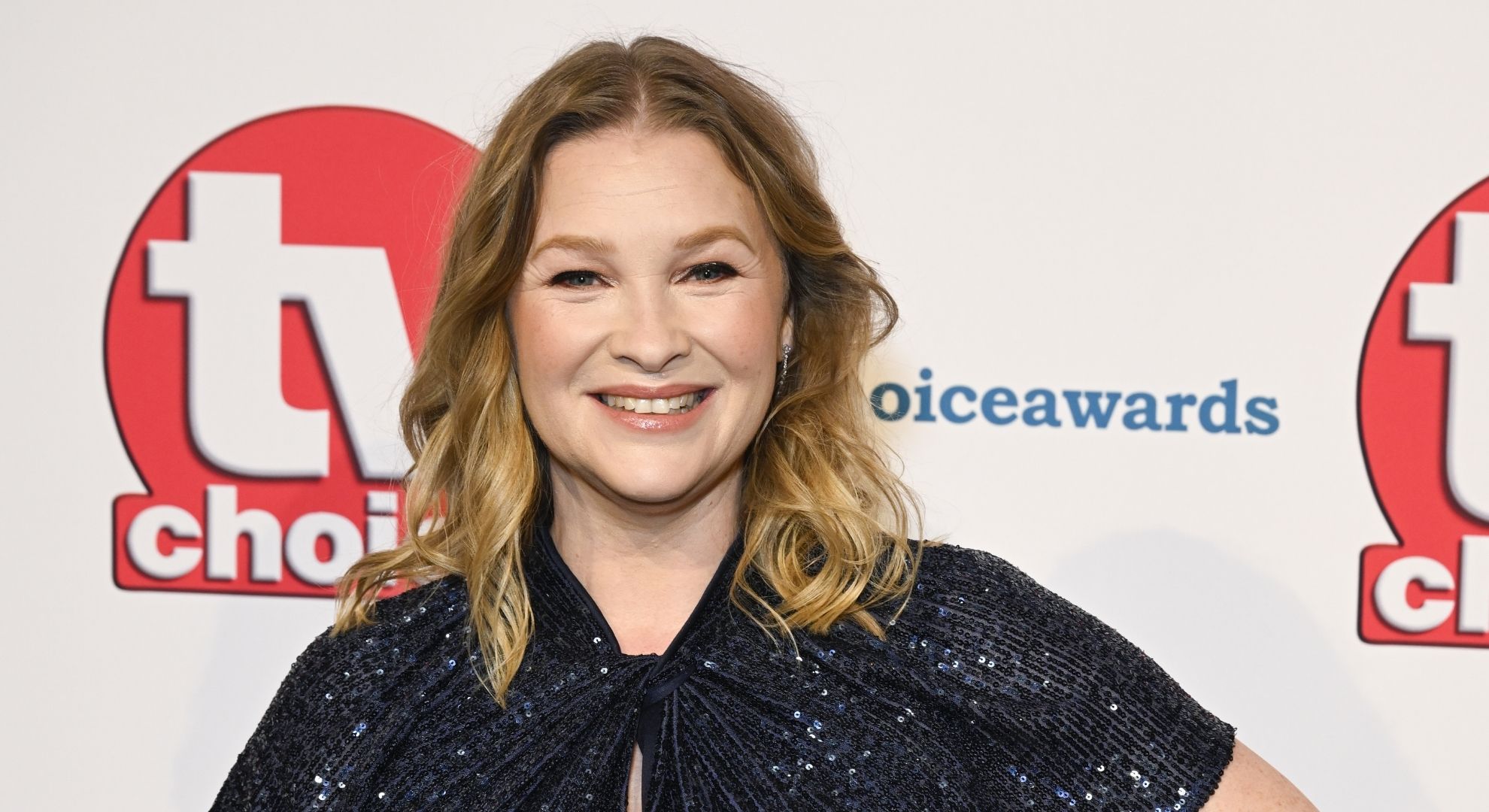 Joanna Page on the red carpet