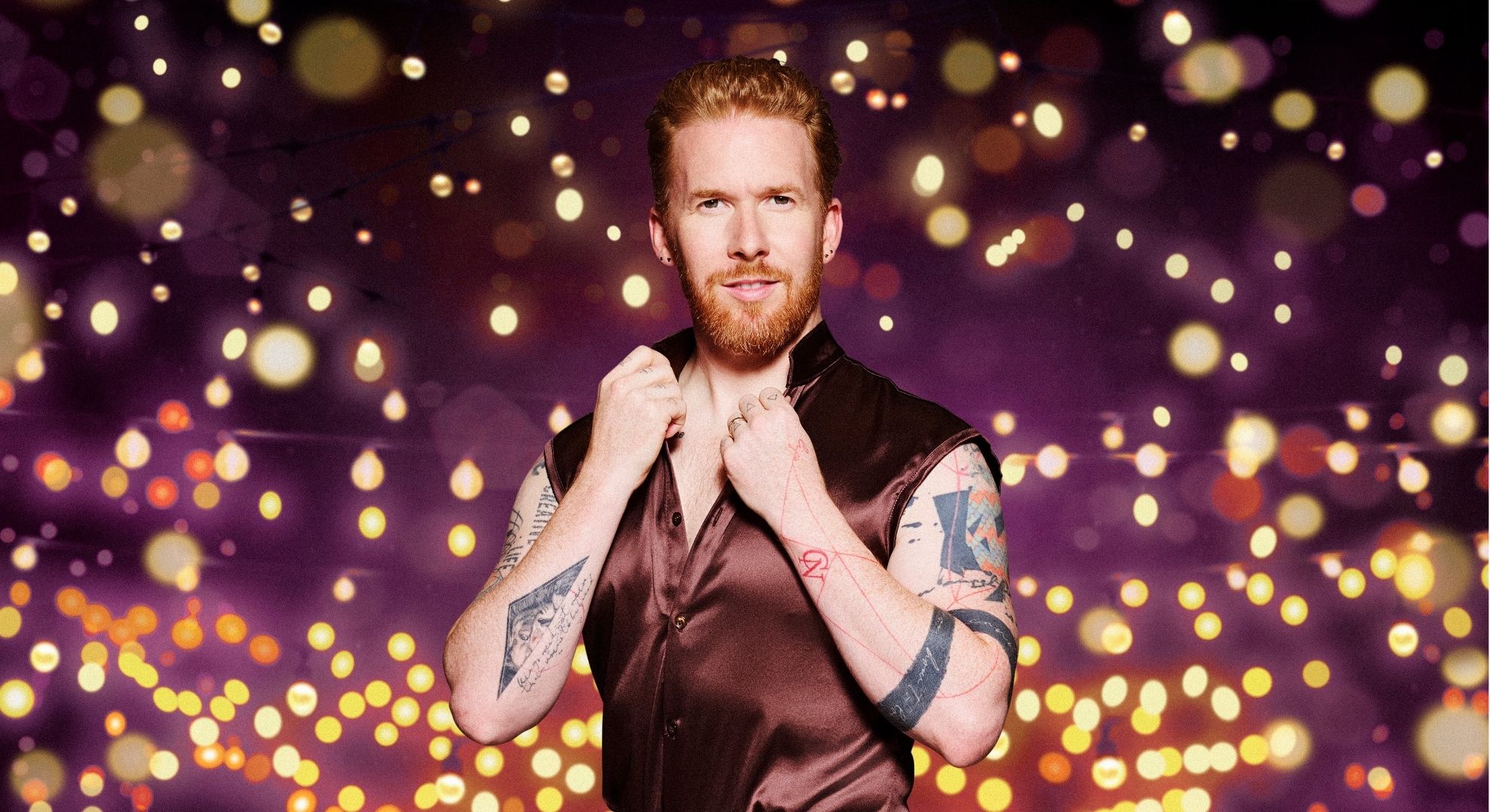 Neil Jones in a Strictly promo shot