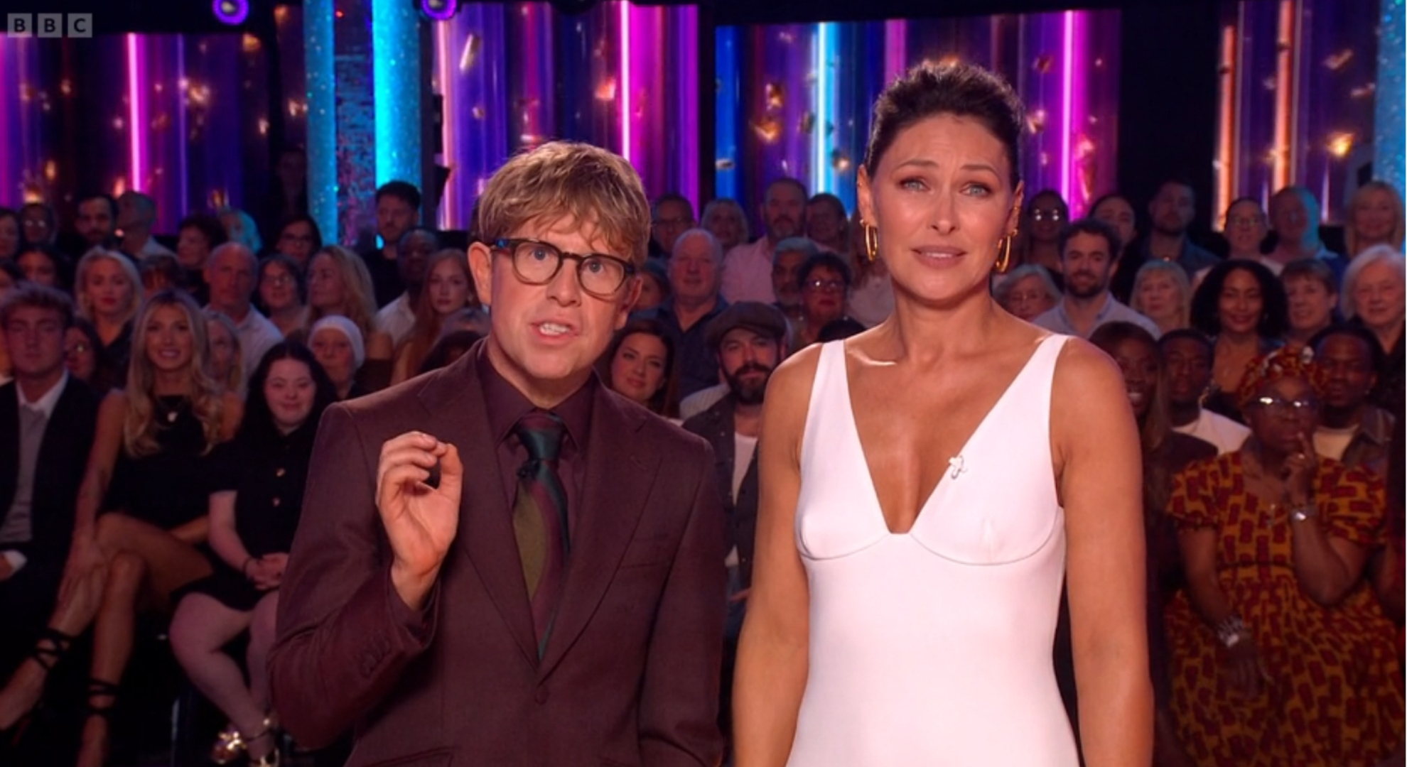 Josh Widdicombe and Emma Willis on Strictly