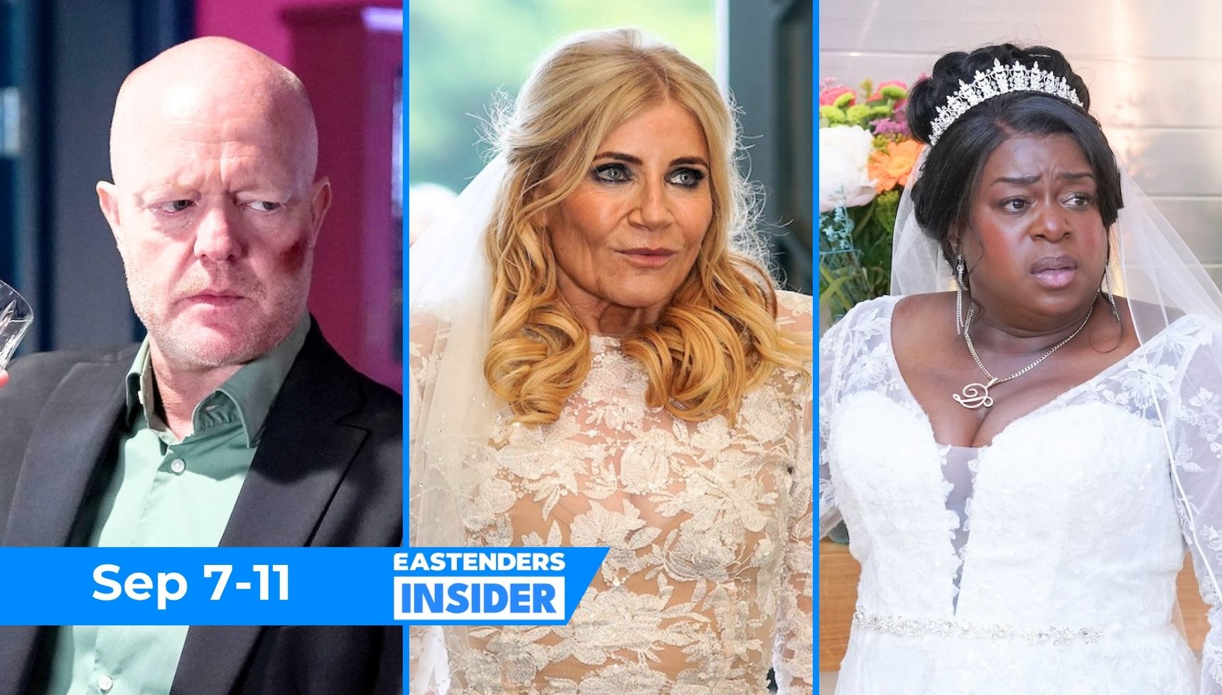 9 EastEnders spoilers for next week: Double wedding day drama as Max's affair with Priya is exposed and Howie has a surprise in store for Kim