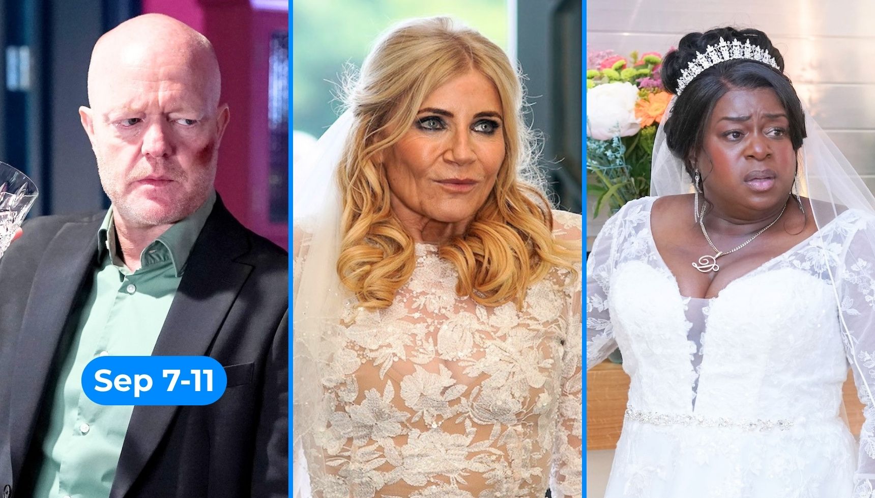 9 EastEnders spoilers for next week: Double wedding day drama as Max's affair with Priya is exposed and Howie has a surprise in store for Kim