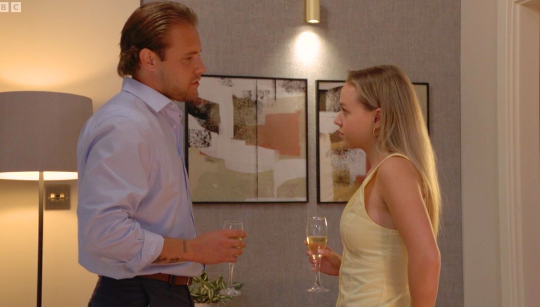 Craig and Amy in EastEnders (Credit: BBC)