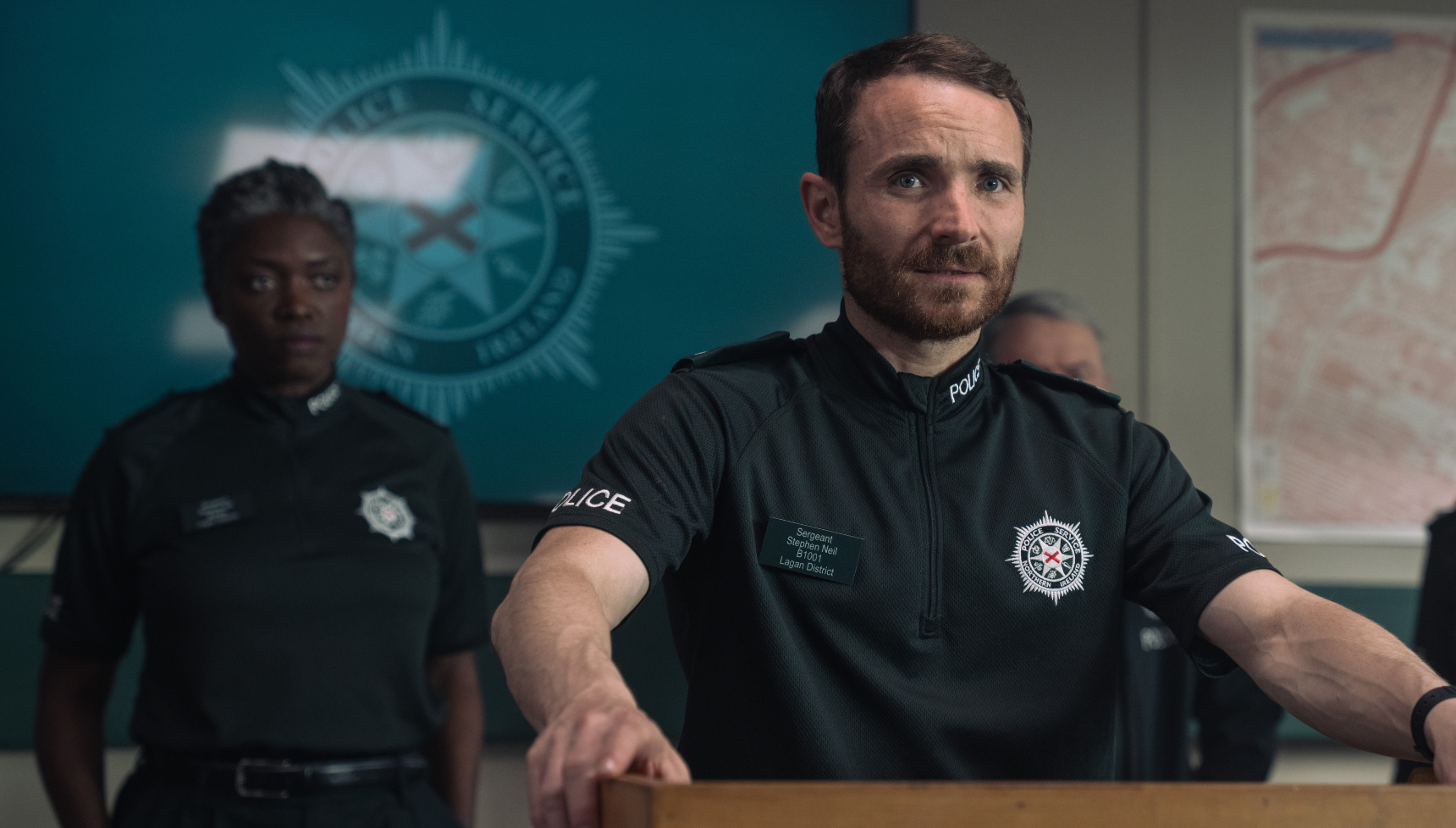 Martin McCann in police uniform